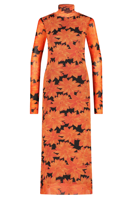 JOAN PULLI MESH DRESS ORANGE 3