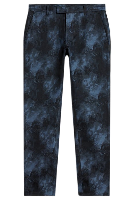 SLIM FIT PANTS WITH WELT HIP POCKETS AND BLUE STONE 2