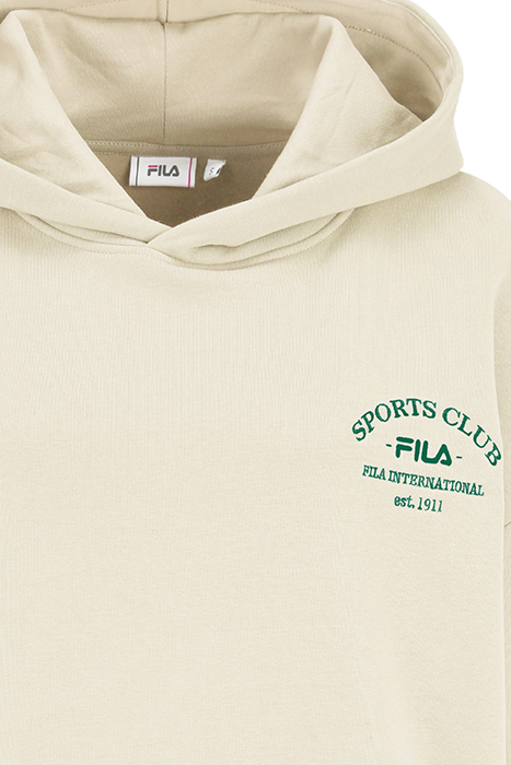 BITZ LOOSE FIT HOODY ANTIQUE WHITE 5