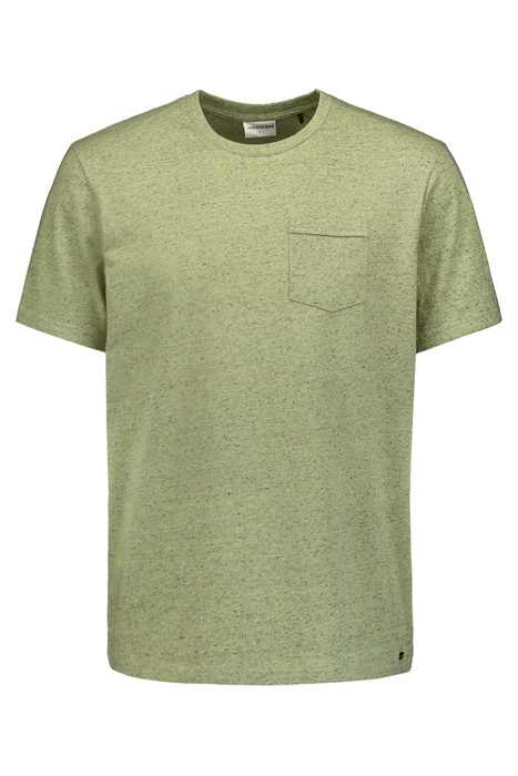 T-SHIRT CREWNECK MULTI COLOURED MELANGE LIME 4