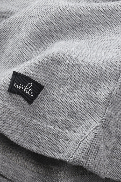 DAVIS | TAILORED POLOSHIRT LIGHT GREY MELANGE 2