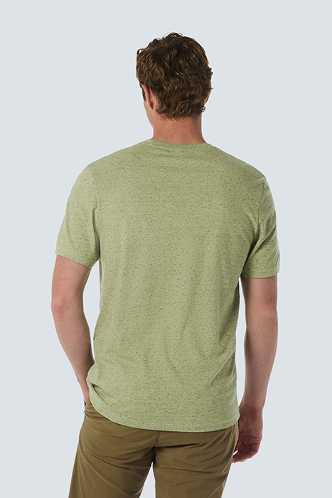 T-SHIRT CREWNECK MULTI COLOURED MELANGE LIME 2