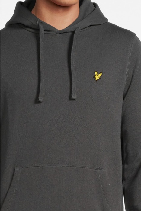 FOOTBALL WORLD GRAPHIC LS PULLOVER HOODIE GUNMETAL 4