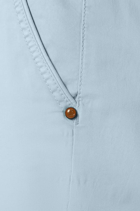 SHORT CHINO GARMENT DYED TWILL STRETCH SKY 7