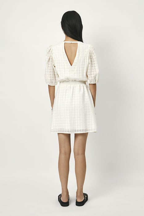 DAFFODIL BACK DETAIL DRESS BUTTER CREAM 2