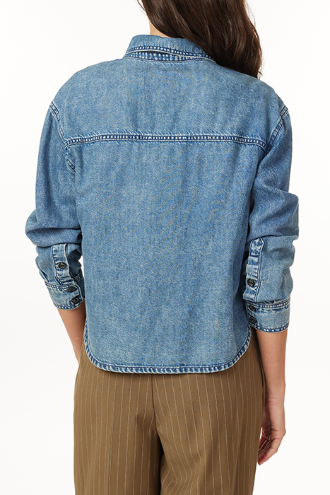 CROPPED DENIM SHIRT BEVERLY HILLS 2