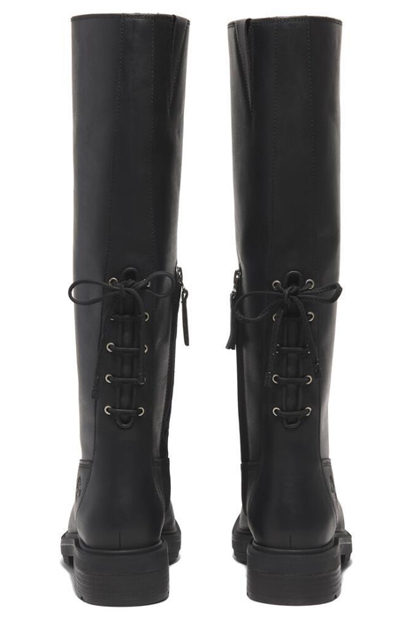 BRIMFIELD TALL ZIP UP BOOT BLACK FULL GRAIN 4