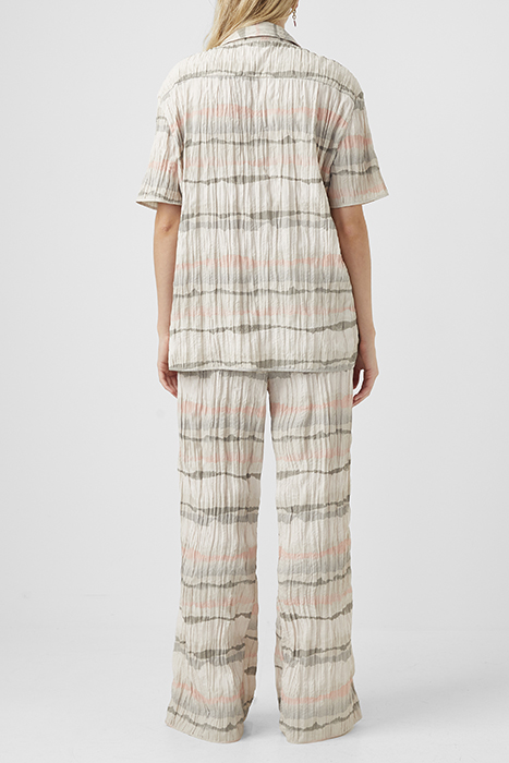 HOPE CRINKLE S/S SHIRT RED 3