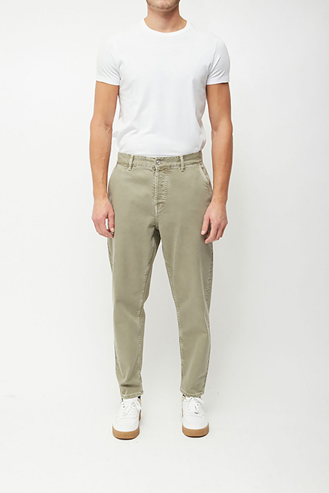 MILITARY DENIM TROUSER GREEN 1