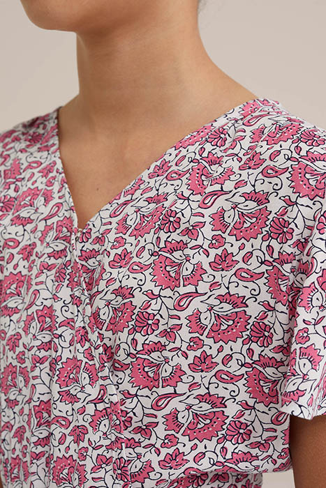 DRESS MID LENGTH PINK 5