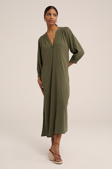 DRESS MID LENGTH ARMY GREEN 4
