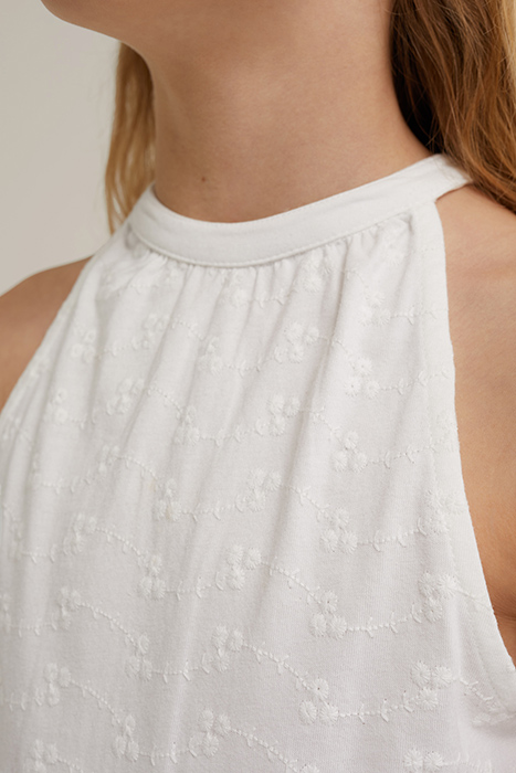 DRESS MID LENGTH WHITE 5