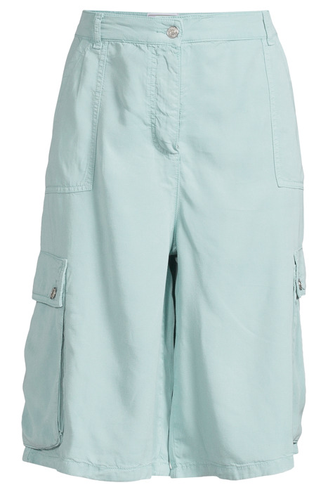 BERMUDA SHORTS IN GARMENT-DYED LYOCELL BLUE 3