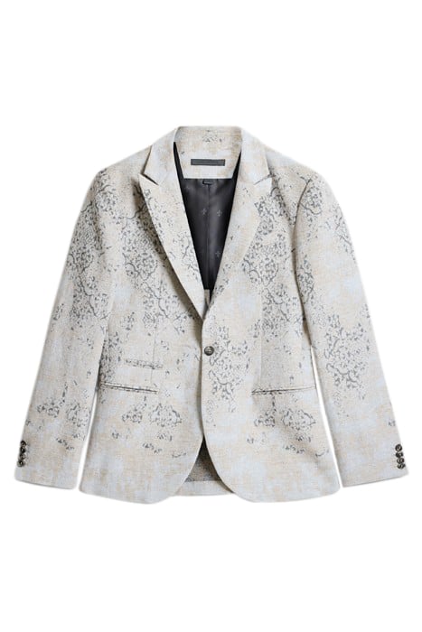 WIDE PEAK LAPEL ONE BUTTON FRONT CLOSURE PAVEMENT 2