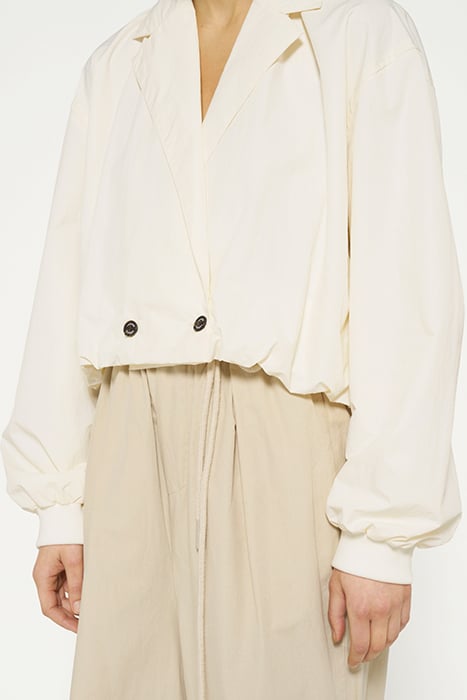 CROPPED BLAZER JACKET ECRU 6