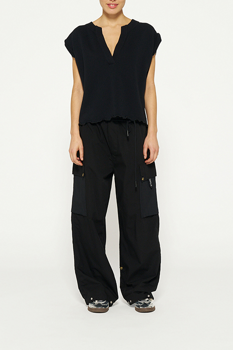 LOOSE UTILITY PANTS BLACK 2