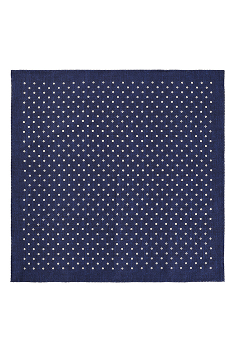 NAVY DOUBLE-SIDED POCKET SQUARE 3