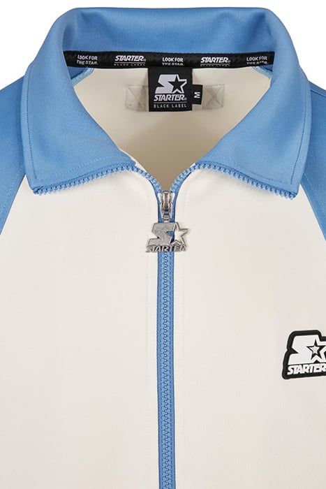 STARTER LASER TRACK JACKET PLWHT/HRZNBLU/CLFRNYLLW 10