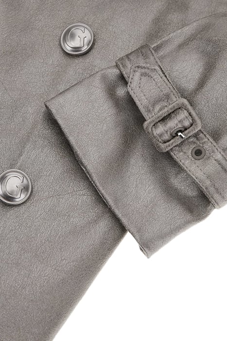 ADELE TRENCH GUNMETAL METALLIC 9