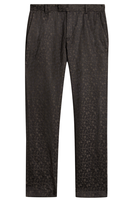 SLIM FIT PANTS WITH WELT HIP POCKET AND EXTENDED WAISTBAND T 2