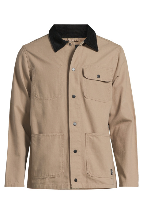 MN DRILL CHORE COAT MILITARY KHAKI 3