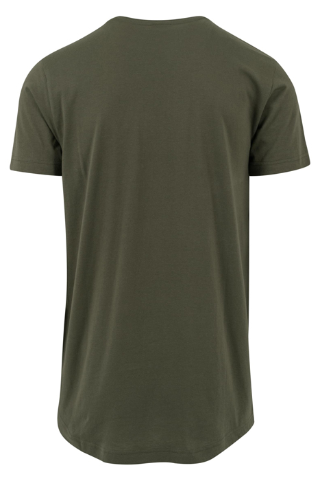 SHAPED LONG TEE OLIVE 5