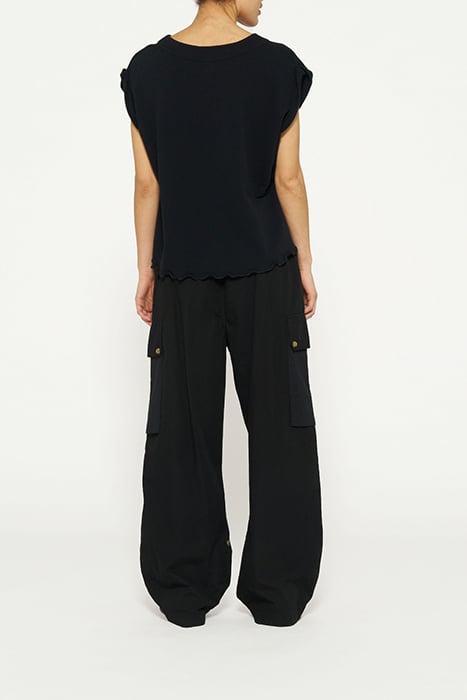 LOOSE UTILITY PANTS BLACK 3