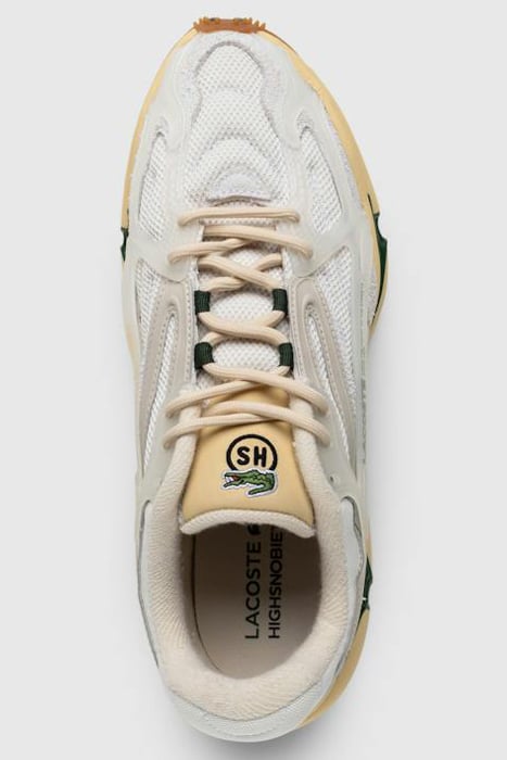 LACOSTE X HIGHSNOBIETY – L003 2K24 WHITE/EGGSHELL/GREEN 3