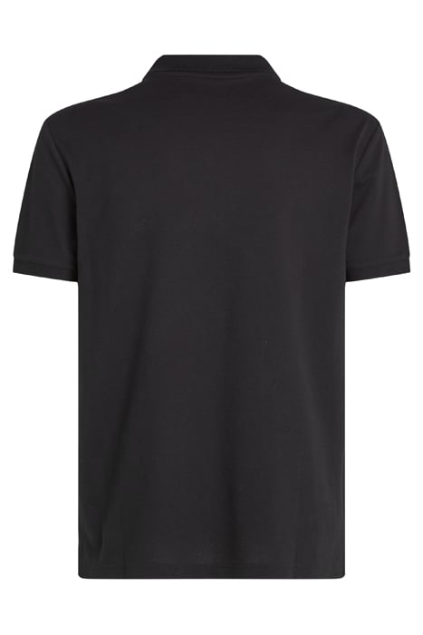 MONOLOGO POLO STANDARD FIT POLO SHIRT, BLACK 5