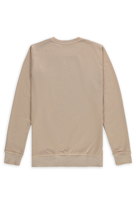 UNISEX EMBROIDERY SWEATER TAUPE 2