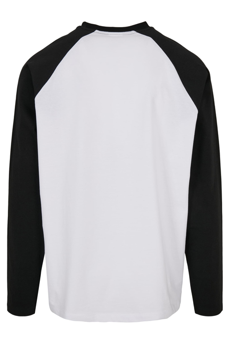 ORGANIC OVERSIZED RAGLAN LONGSLEEVE WHITE/BLACK 5