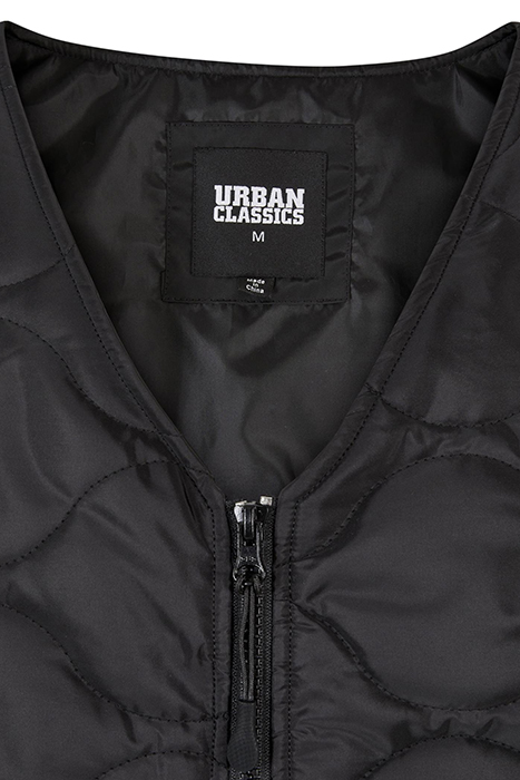 ZIPPED GILET BLACK 8