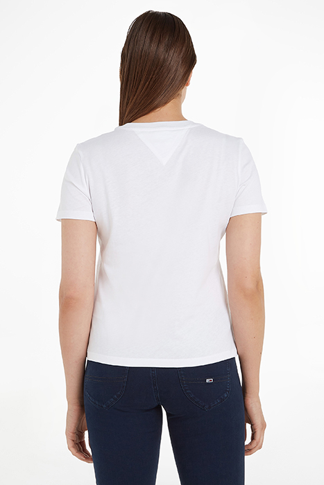 TOMMY HILFIGER TJW REGULAR FIT CREWNECK T-SHIRT, WHITE 2