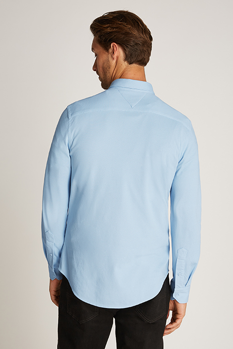 PERFORMANCE OXF PIQUE CLASSIC FIT CASUAL SHIRT BLUE 2
