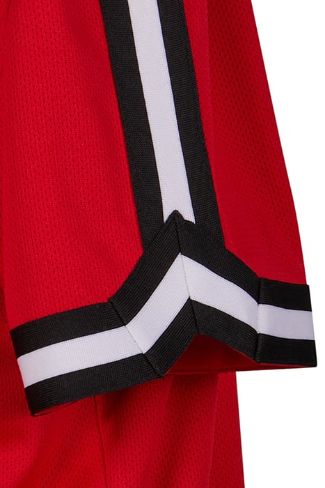 OVERSIZED STRIPES MESH TEE CITYRED 10