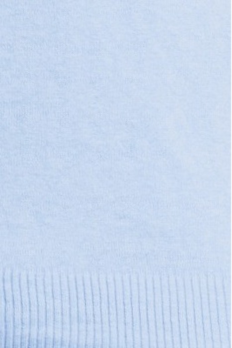COTTON MERINO CREW JUMPER LIGHT BLUE 5