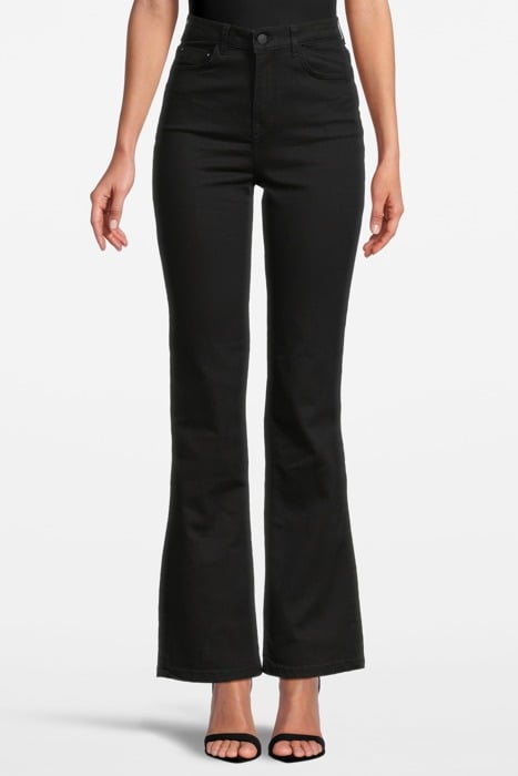 5-POCKET MID WAIST BLACK 1