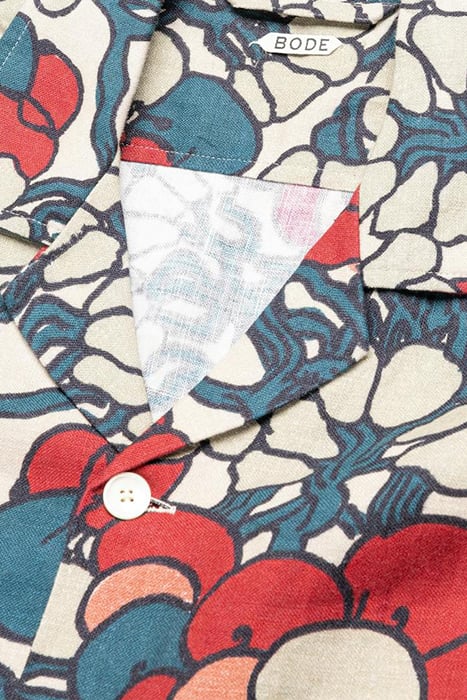 BODE – GARDEN LATTICE LONG-SLEEVE SHIRT ECRU/MULTI 5