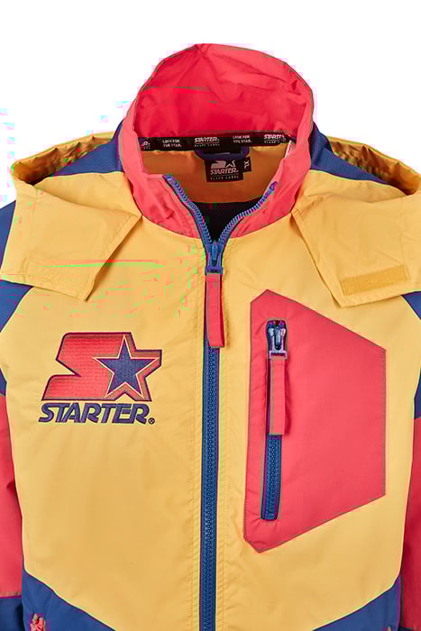 STARTER MULTICOLORED LOGO JACKET RED/BLUE/YELLOW 9