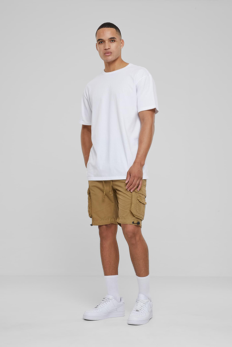 DOUBLE POCKET CARGO SHORTS DARKSAND 3