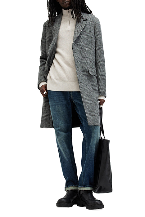 ASPEN ZIP FUNNEL PALE GREY MARL 6