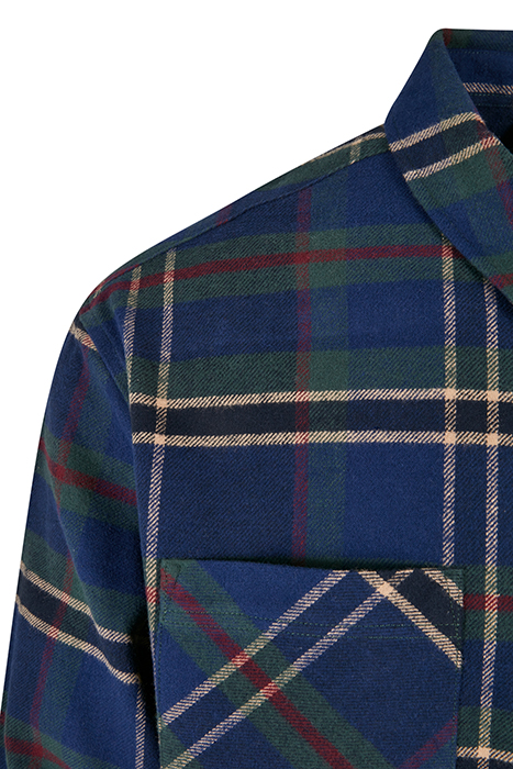 CHECKED MOUNTAIN SHIRT DARKBLUE/BOTTLEGREEN 9