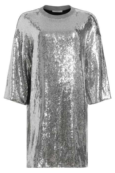 OPAL LOGO DRESS SILVER/BLACK 4