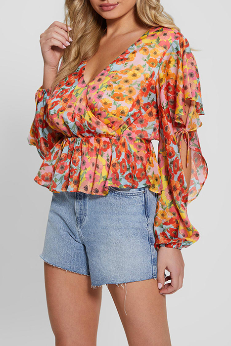 LS SASKIKA DRAPY TOP BOTANICAL SUNRAYS PR 6