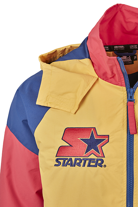 STARTER MULTICOLORED LOGO JACKET RED/BLUE/YELLOW 10