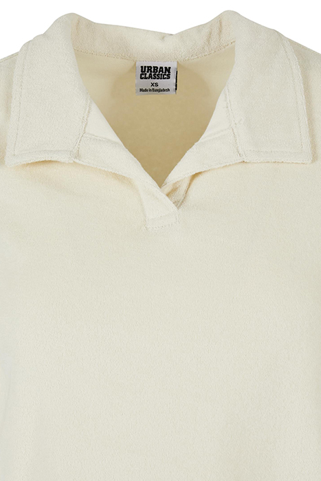 LADIES TOWEL POLO TEE PALEWHITE 8