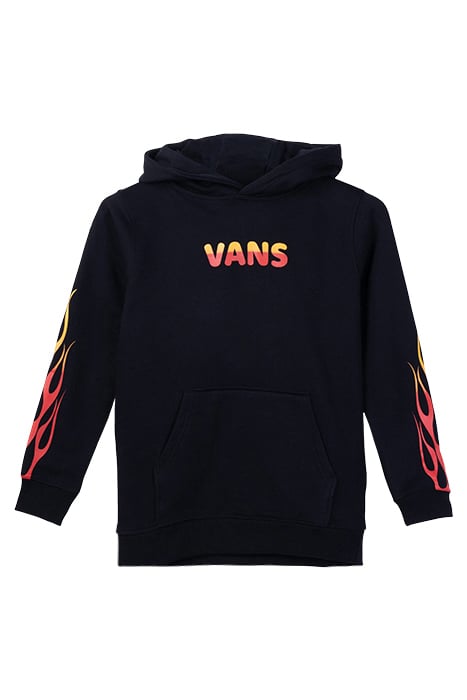 B FLAME HOODIE BLACK by Vans