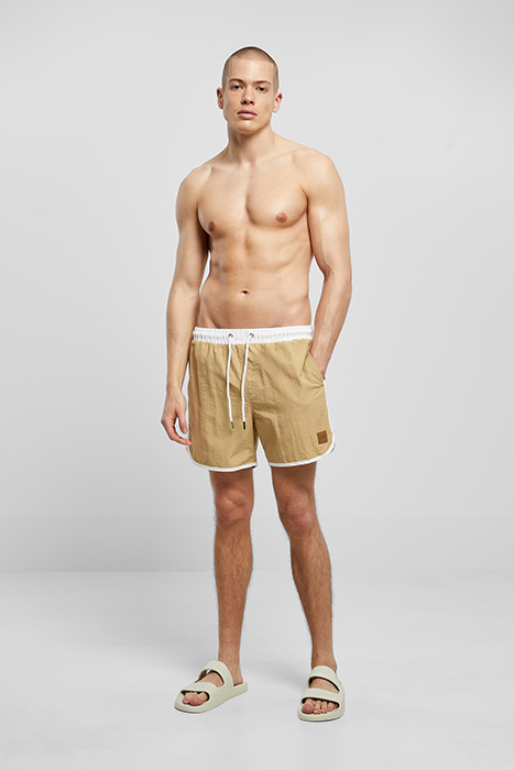 RETRO SWIMSHORTS WHITE/UNIONBEIGE 3