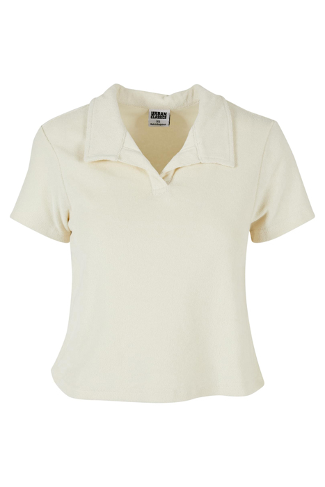 LADIES TOWEL POLO TEE PALEWHITE 4