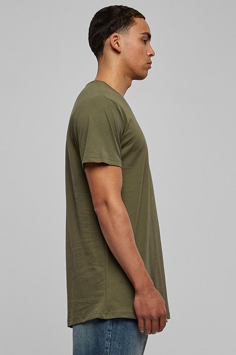 SHAPED LONG TEE OLIVE 8